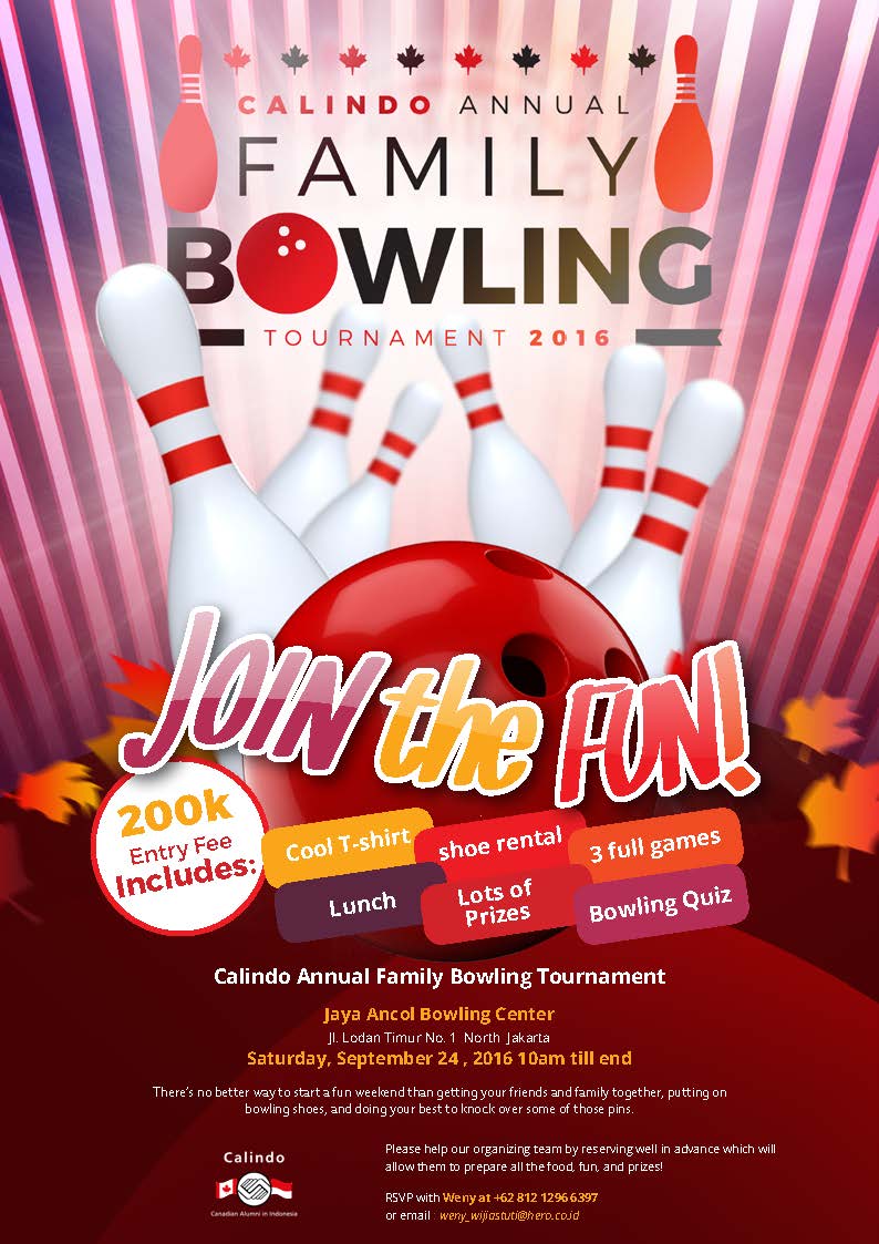 Calindo Annual Family Bowling Tournament, 24 Sept. 2016